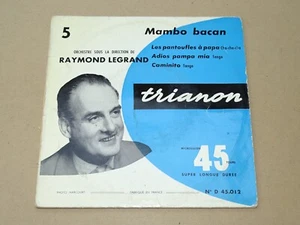 *** Raymond Legrand _ Mambo Bacan / + 3 Titel *** 1957 ♪ EP 45T ♫ D 45.012 - Bild 1 von 4