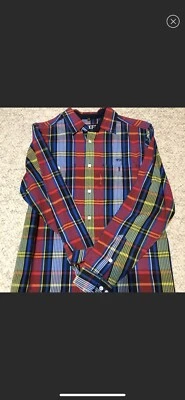 mens rare 10 deep button down multicolor shirt small - Image 1 of 4