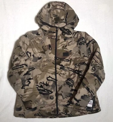 Women's Size 2XL Under Armour RUT Windproof UA Camo Barren Jacket 1365594 999 - Image 1 of 4