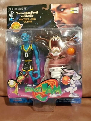 1996 Warner Bros. Space Jam Tasmanian Devil vs Blanko Mint in Package MIP NICE - Image 1 of 2