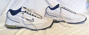Nike Max Air White Blue Golf Cleats Spikes Shoes Size US 12 EUR 46 - Picture 1 of 6