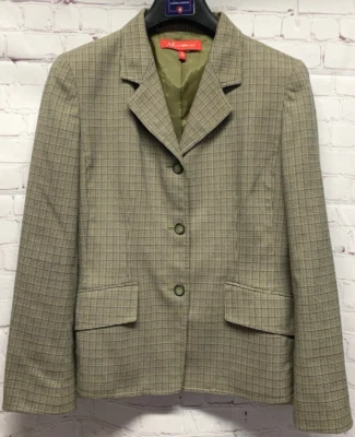 Blazer chaqueta traje para mujer Anne Klein por separado talla 10 cuadros topo Foto 1 de 4