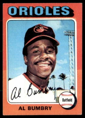 1975 Topps Mini #358 Al Bumbry (wrinkle/crease) - Image 1 of 2