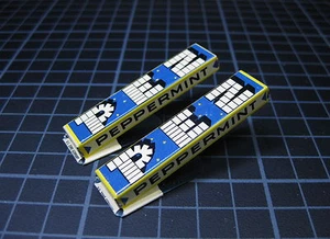 2 STÜCK ORIGINAL PEZ KLICKER KNACKFROSCH BLECH CLICKER 40er - 50er Jahre - Picture 1 of 2