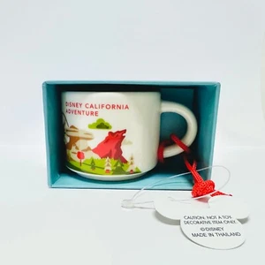 Starbucks Disney California Adventure Mug Christmas Ornament You are here 2 Oz - Picture 1 of 2