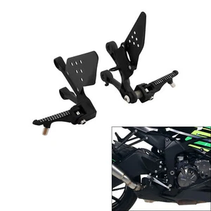 Driver Foot Pegs Footrests Bracket Fit For Kawasaki Ninja ZX6R 2009-2018 ZX636 - Bild 1 von 10