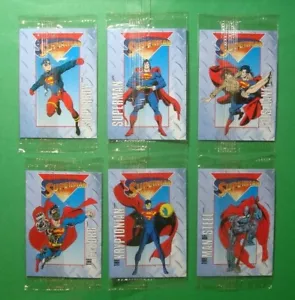 RARE 1994 Kellogg CANADA *SUPERMAN* Complete BOOKLET Card Set of 6 *Sealed/MIP* - Picture 1 of 4