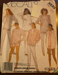 McCall's 3233 Misses Jacket, Top, Pants, Shorts Sizes Small 10 - 12 - Picture 1 of 5
