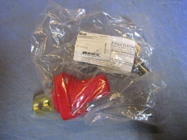 Hubbell HBLFRR Single Pole Female Recpt. Screw Terminals Red 400A 600VAC