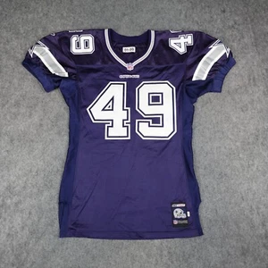 VTG Dallas Cowboys Jersey Mens 50 NFL Player Team Issued Game Johnny Huggins #49 - Picture 1 of 15