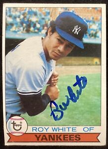 Roy White Signed 1979 Topps #19 Baseball Card New York Yankees WSC Autograph TPG