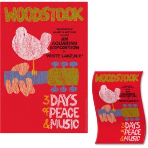 WOODSTOCK Textile Poster Flag Bandiera (strong fabric) OFFICIAL MERCHANDISE - Foto 1 di 1