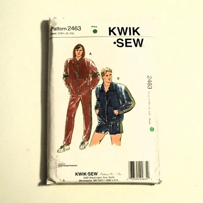 Kwik Sew Sewing Pattern 2463 Men's Windsuit Uncut - Image 1 of 2