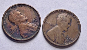 1928-S Lincoln Wheat 1c x 2~ F++/VF?~ Get 1 Set Shown ~ Bargain! ~ D30 - Picture 1 of 10