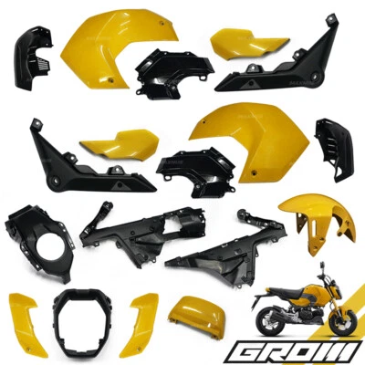 PANELES DE CARROCERÍA 18 PIEZAS MARCO CARROCERÍA AMARILLO PARA HONDA NUEVO GROM GROM 125 2022-24 Foto 1 de 4