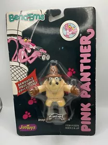 Vintage Pink Panther Inspector Clouseau Bend-Ems JusToys nuovo e sigillato C - Foto 1 di 13