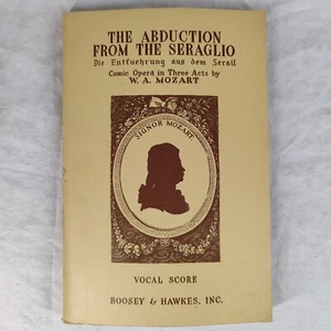 RARE 1962 Vintage MOZART "The Abduction From The Seraglio" Opera English German - Picture 1 of 24
