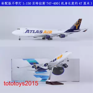 1:150 Aircraft Atlas 747 Airways Airlines Passenger Airplane NO Lights Model Toy - Picture 1 of 10