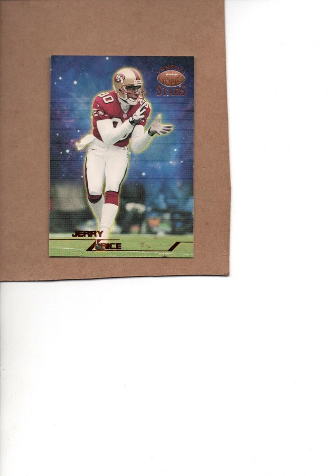 jerry rice 49ers 1998 topps stars 75 4175/8799 card - Image 1 of 1