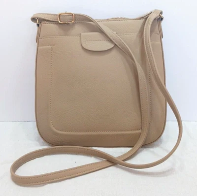 Новый день через плечо сумочка желтовато-коричневый с ремнем - Изображение 1 из 4