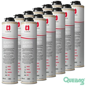 12x ELASKON Seilfett 600ml für Seile Förderseile Windenseile Drahtseile Hohlraum - Bild 1 von 4