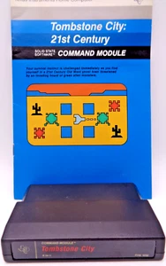 TI-99/4A -- TOMBSTONE CITY: 21ST CENTURY (PHM3052 - CARTRIDGE + MANUAL) - Picture 1 of 3