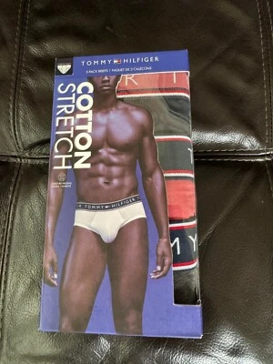 Paquete de 3 calzoncillos TOMMY HILFIGER de algodón elástico para hombre DR09161380 NUEVOS con ETIQUETAS Foto 1 de 3