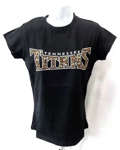Camisa Reebok de manga corta de manga corta de los Tennessee Titans de la NFL negra nueva - Imagen 1 de 1