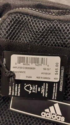 Nuevo Bolso Bandolera Adidas Amplifier 2 Negro Foto 1 de 4