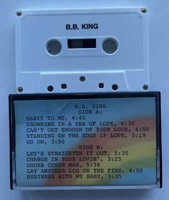 BB KING King Of The Blues 1989 RARE ADVANCE CASSETTE / TEST PRESSING? Near Mint - Image 1 of 3