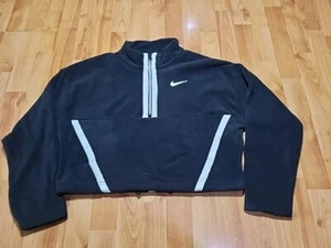 Fleece Cropped Top Nike Jacket Women’s 1X Plus - Picture 1 of 11