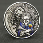 Fear Tales Skeleton Man and Lady Hobo Nickel Coin ENGRAVING Coin Collectible