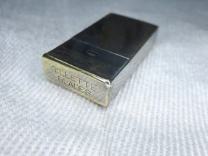 Caja de cuchillas de afeitar Gillette vintage, estuche. Aduanas de Estados Unidos ¡IMPUESTO incluido! - Imagen 1 de 5