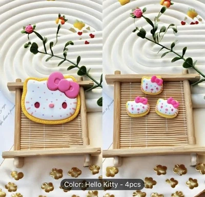 Juego de 4 empuñaduras/soportes para teléfono Hello Kitty Poptart Foto 1 de 2