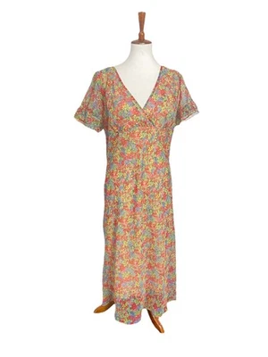 Vestido Bebé Muñeca Fredricks De Colección Transparente Y2K Romántico Cottage Core Midi Forrado Talla 16 Foto 1 de 4