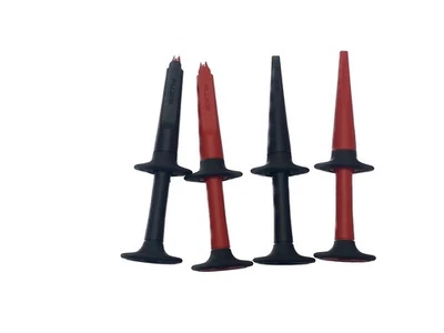 NOS Fluke SureGrip Alligator Clamp AC220 & Hook Clips AC280 Red/Black Pair   - Image 1 of 4