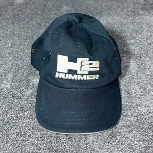 Vintage H2 Hummer schwarze Baseballmütze Kappe verstellbarer Gürtel Einheitsgröße - Bild 1 von 8
