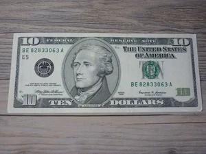 VINTAGE SERIES 1999 $10 DOLLAR BILL FEDERAL RESERVE NOTE UNCIRCULATED - Picture 1 of 2