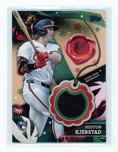 2024 Topps Holiday Heston Kjerstad Relics Jersey Baltimore Orioles - Imagen 1 de 1