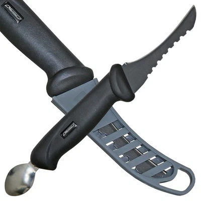 Marttiini Oy Anglermesser Metallkelle "Fish Cleaner" Kunststoffgriff schwarz