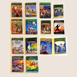 Magic Tree House Lot 13 Mary Pope Osborne Chapter Books Softcover Kids Book Bund - Imagen 1 de 2