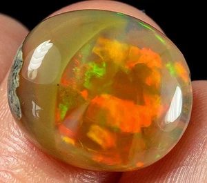 10.4Ct African Polished Black Opal Cab Specimen PYWB962 - Imagen 1 de 3