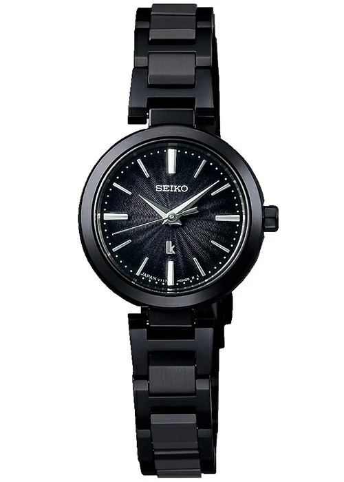 Seiko Solar Women's Black Watch - SSVR141