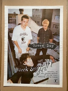 GREEN DAY GEEK STINK BREATH POSTER SIZED original music press advert from 1995 - - Picture 1 of 1