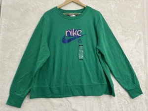 NWT Nike Sweatshirt Womens 1X Just Do It Swoosh Crewneck Pullover - Picture 1 of 8