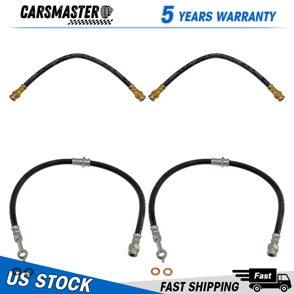 4 件 Dorman 制动软管线前后适用于 1986 年马自达 B2000 2.0L — 第 1/1 张图片