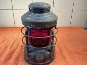 EMBURY vetro rosso LENTE LANTERNA LUCK-E-LITE camion originale CARRO n.25 KEROSENE - Foto 1 di 17
