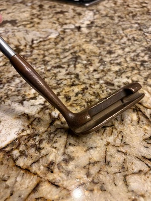 Putter Ray Cook - Modelo American Open 1 años 60 - original sin restaurar - latón Foto 1 de 4