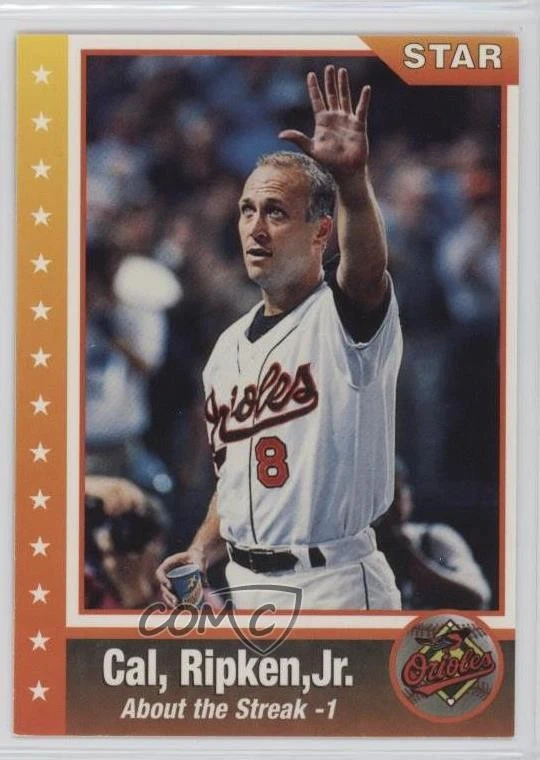 1995 Star Cal Ripken Jr Cal Ripken Jr #40 HOF - Image 1 of 2