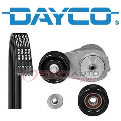 Dayco Main Drive Serpentine Belt Component Kit for 2003-2013 Acura MDX 3.7L me Foto 1 de 4